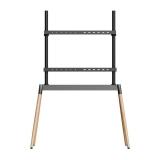 Gembird - TVS-86F-01-BK soporte para TV 2,18 m (86") Negro, Madera
