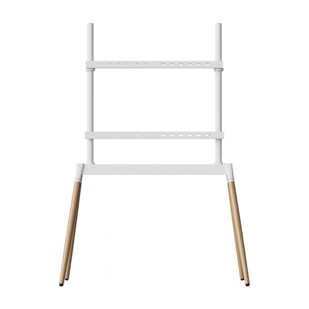 Gembird - TVS-86F-01-W soporte para TV 2,18 m (86") Blanco, Madera