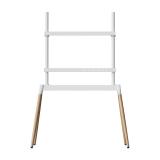 Gembird - TVS-86F-01-W soporte para TV 2,18 m (86") Blanco, Madera