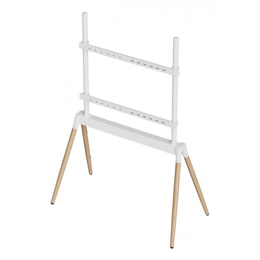 Gembird - TVS-86F-01-W soporte para TV 2,18 m (86") Blanco, Madera