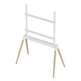 Gembird - TVS-86F-01-W soporte para TV 2,18 m (86") Blanco, Madera