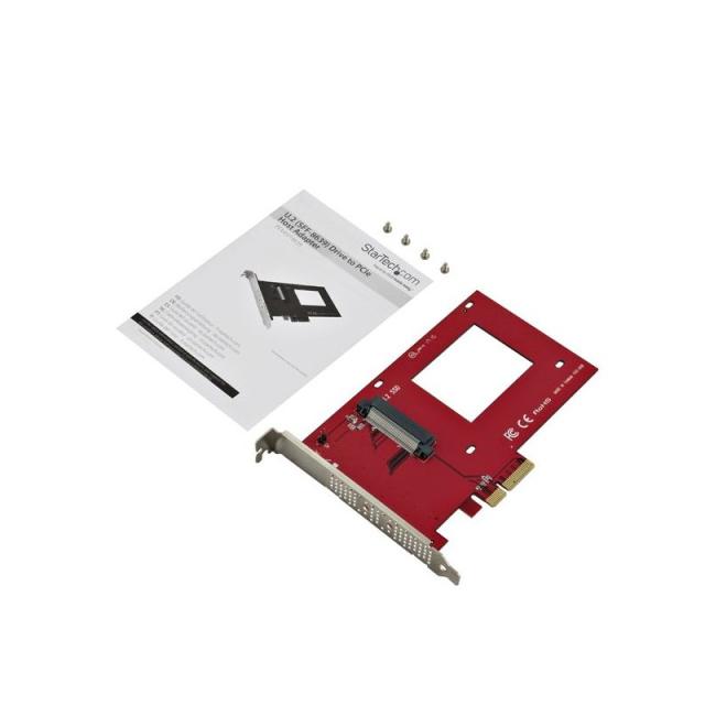 StarTech.com - PEX4SFF8639 tarjeta y adaptador de interfaz Interno U.2