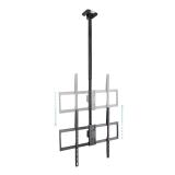 TooQ - Soporte de Techo Extensible para Pantallas 50"-100", Negro