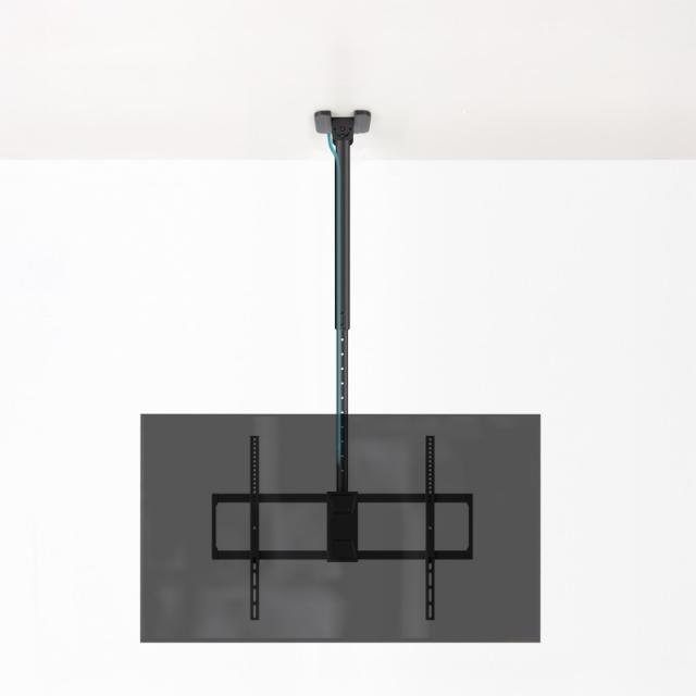 TooQ - Soporte de Techo Extensible para Pantallas 50"-100", Negro