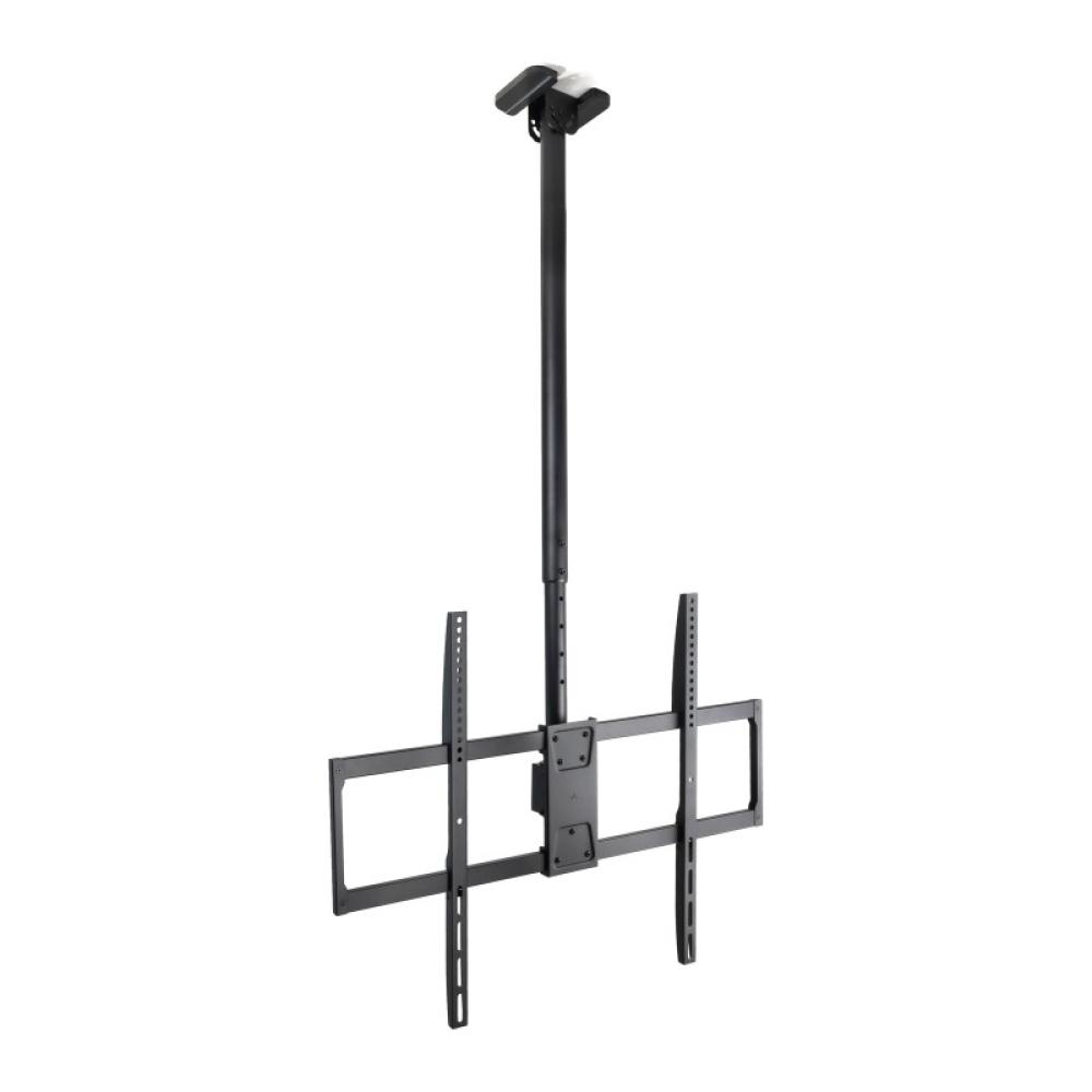 TooQ - Soporte de Techo Extensible para Pantallas 50"-100", Negro