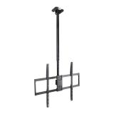 TooQ - Soporte de Techo Extensible para Pantallas 50"-100", Negro