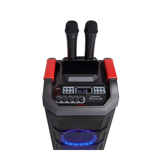 Aiwa - Ktbus-608 De 2 vías Negro Inalámbrico y alámbrico 80 W