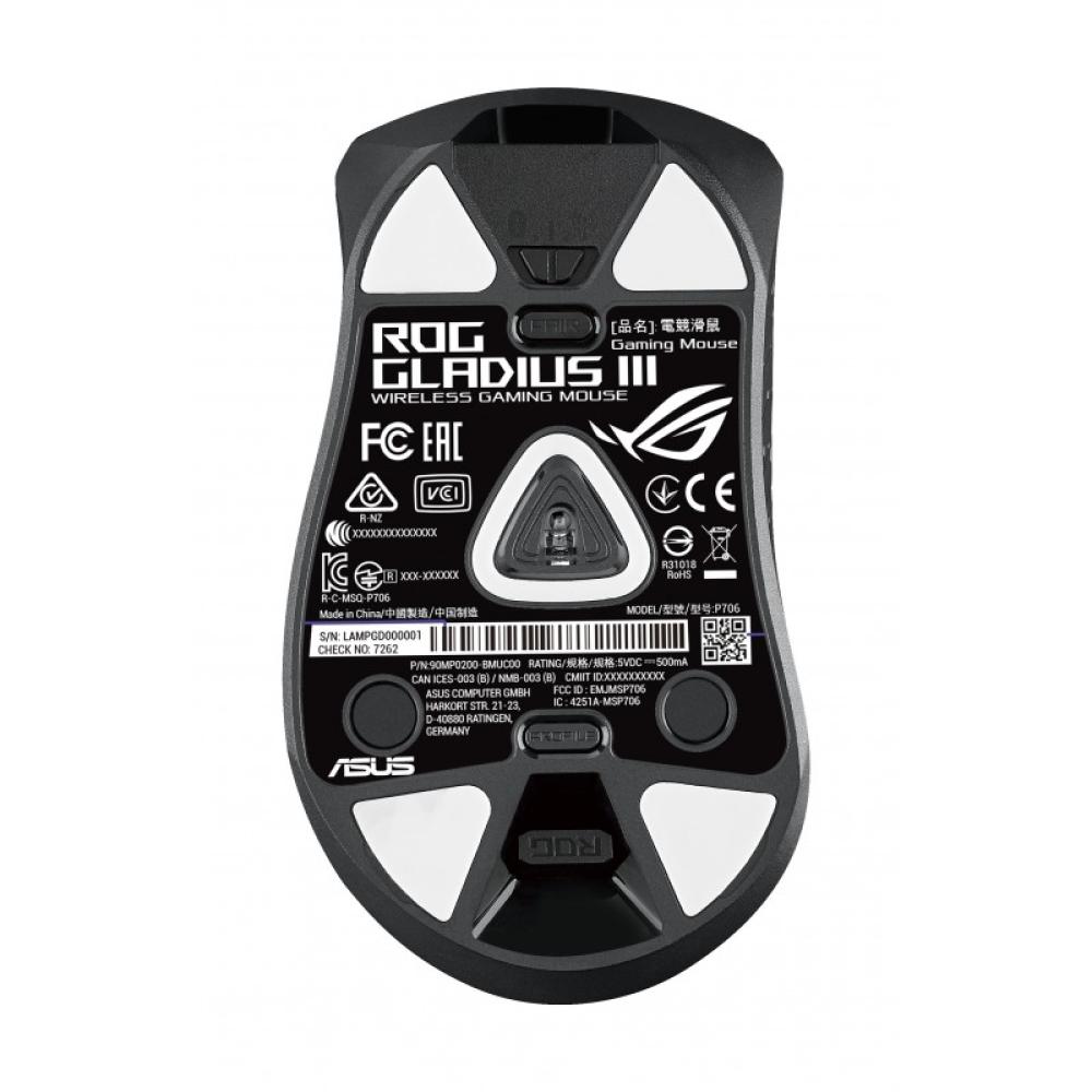 ASUS - ROG Gladius III ratón Juego mano derecha USB tipo A Óptico 19000 DPI