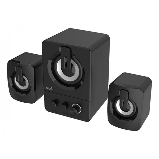 COOL Accesorios - 8434847070933 conjunto de altavoces 11 W PC/ordenador portátil Negro 2.1 canales 6 W
