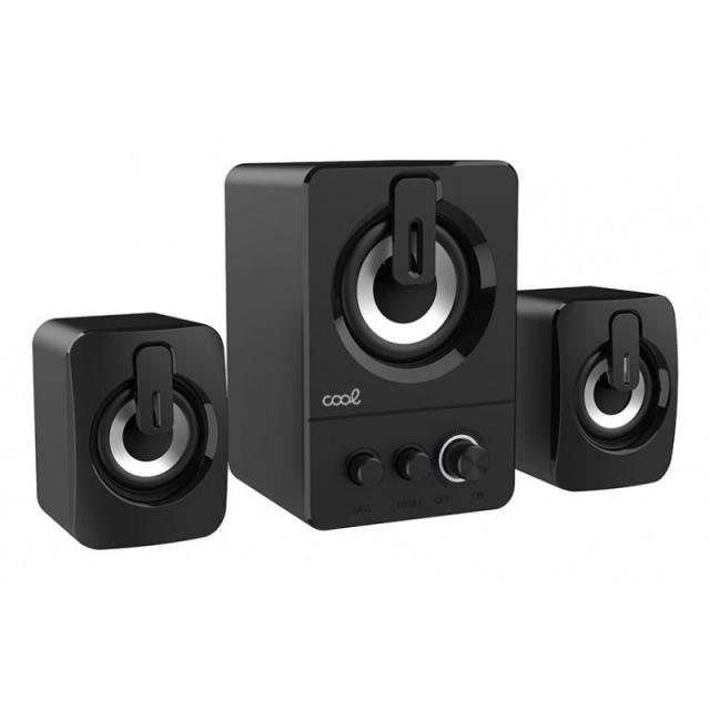 COOL Accesorios - 8434847070933 conjunto de altavoces 11 W PC/ordenador portátil Negro 2.1 canales 6 W