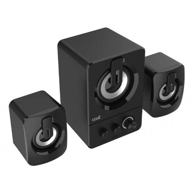 COOL Accesorios - 8434847070933 conjunto de altavoces 11 W PC/ordenador portátil Negro 2.1 canales 6 W