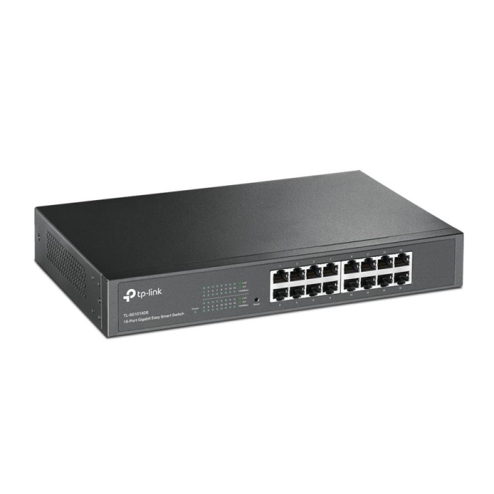 TP-Link - TL-SG1016DE Gestionado L2 Gigabit Ethernet (10/100/1000) 1U Negro