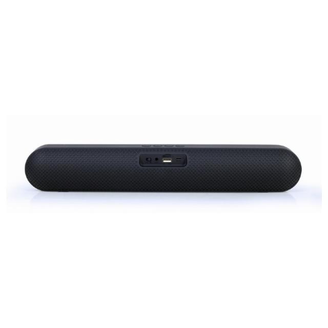 Gembird - SPKBT-BAR400L altavoz soundbar Negro 2.0 canales 10 W