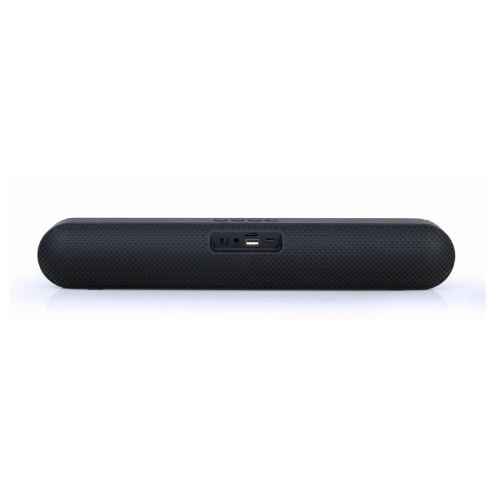 Gembird - SPKBT-BAR400L altavoz soundbar Negro 2.0 canales 10 W