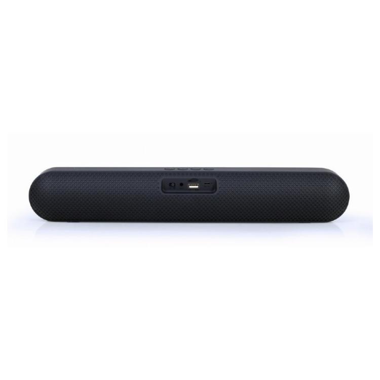 Gembird - SPKBT-BAR400L altavoz soundbar Negro 2.0 canales 10 W