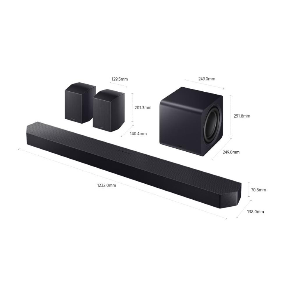 Samsung - HW-Q990F/ZF altavoz soundbar Negro 11.1.4 canales 756 W