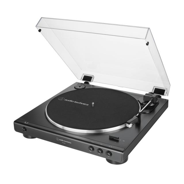 Audio-Technica - AT-LP60X Tocadiscos de tracción por correa Negro Totalmente automático