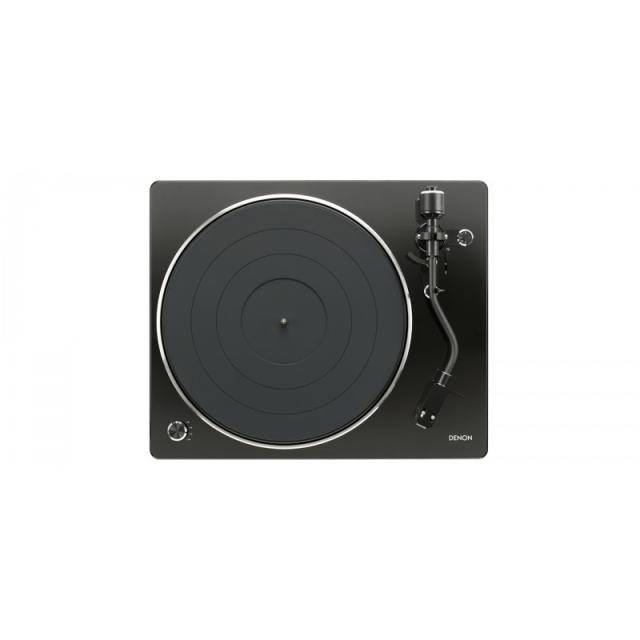 Denon - DP-450USB Tocadiscos de tracción por correa Negro
