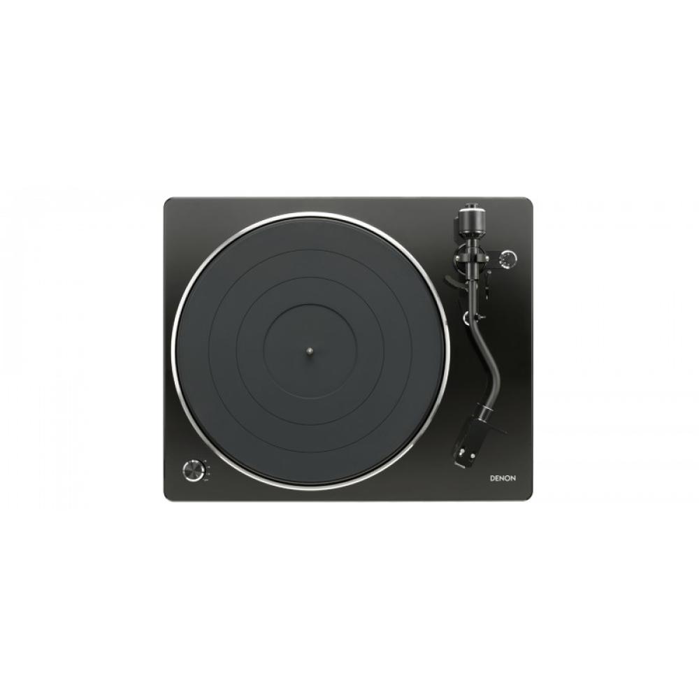 Denon - DP-450USB Tocadiscos de tracción por correa Negro