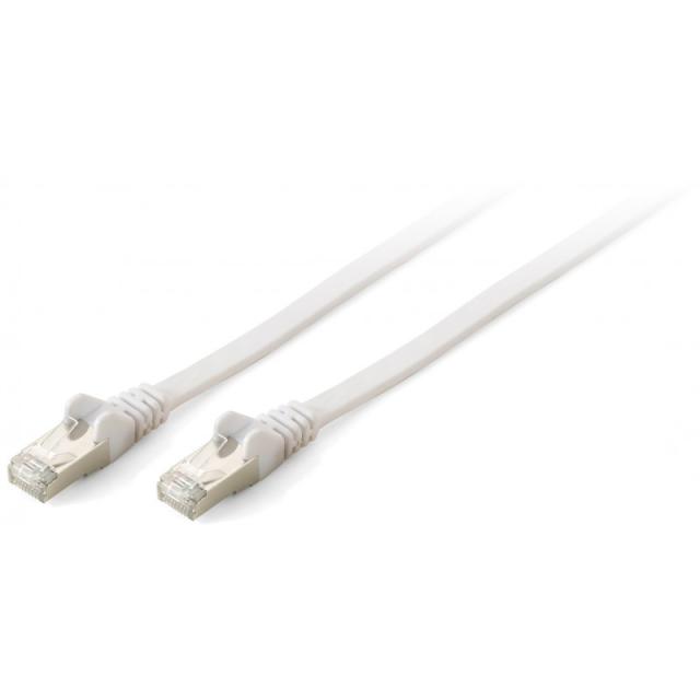 Equip - 607810 cable de red Blanco 1 m Cat6a S/FTP (S-STP)