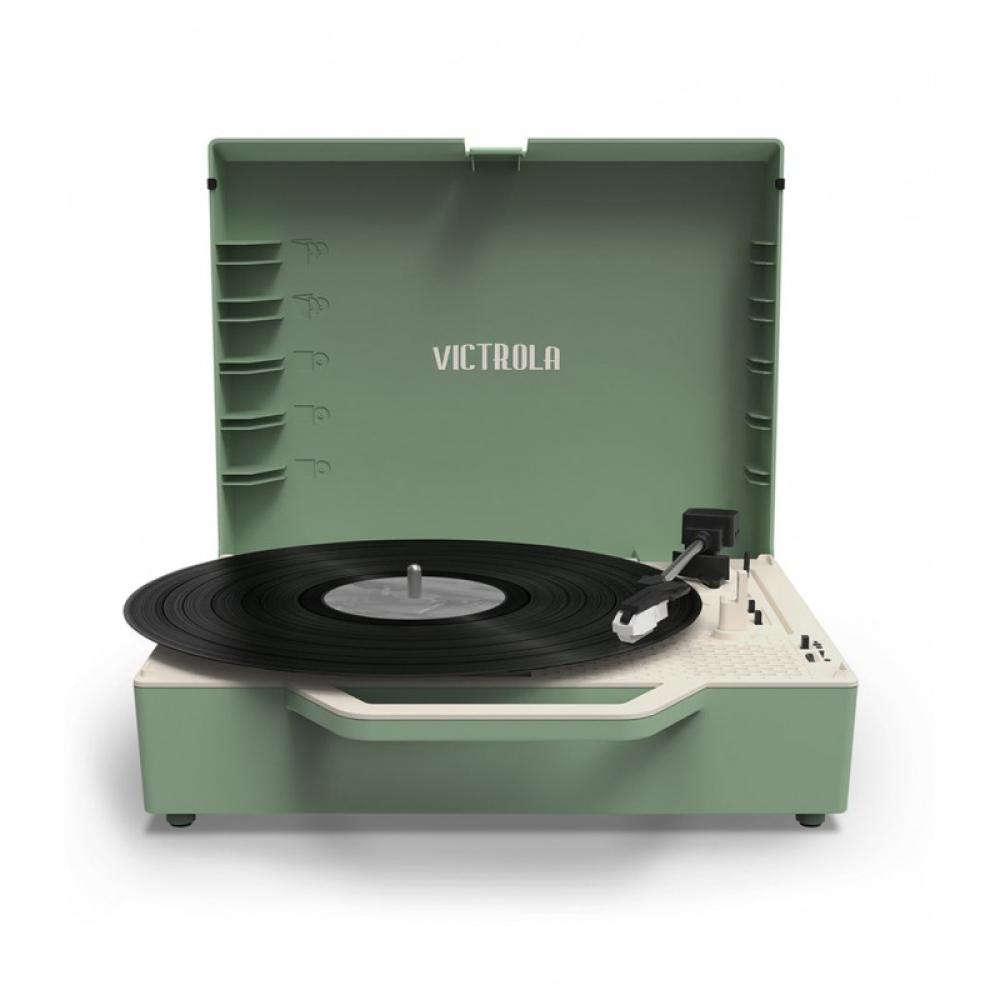 Victrola - Re-Spin Tocadiscos de tracción por correa Verde