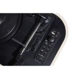 Trevi - TT 1020 BT Tocadiscos de tracción directa Beige Semiautomático