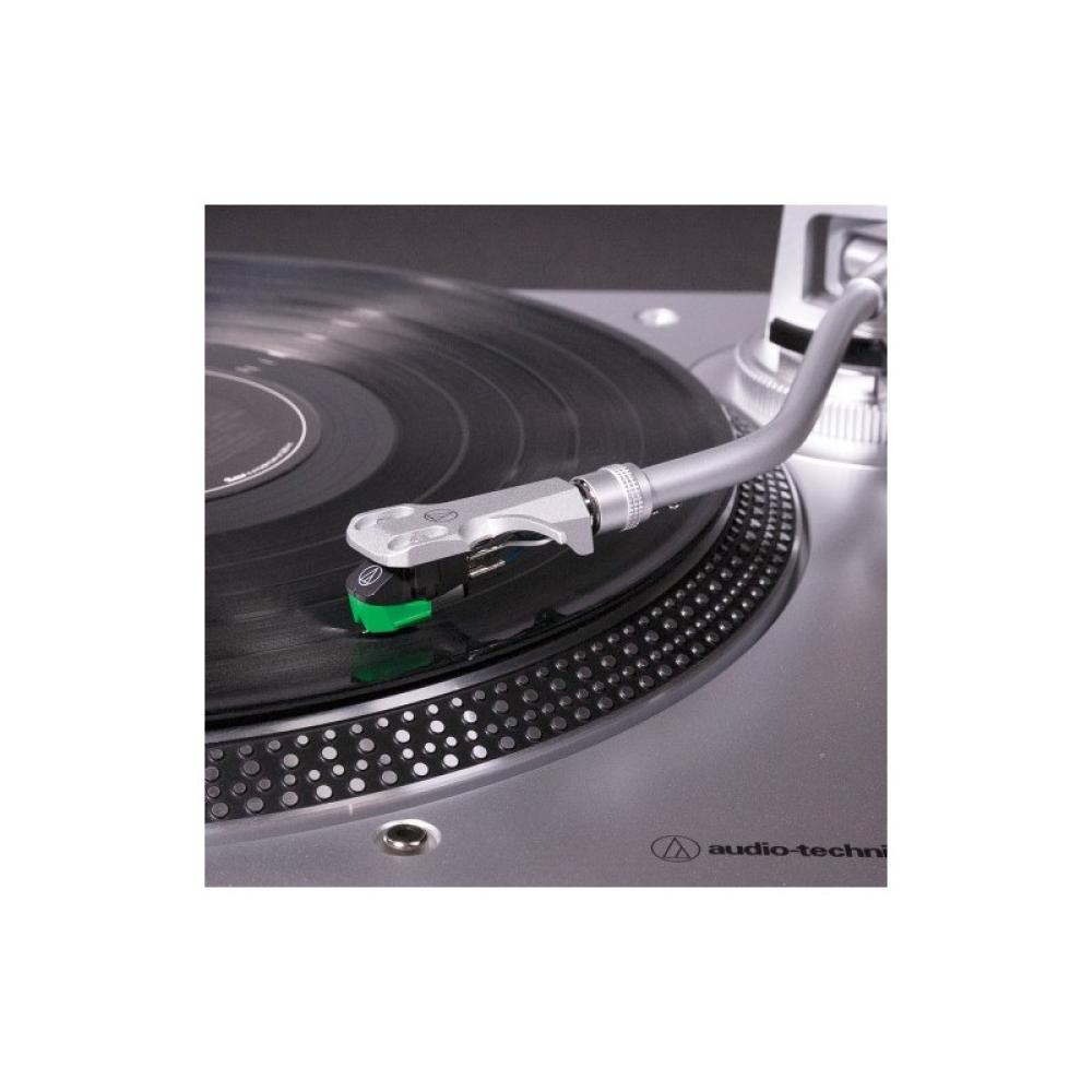 Audio-Technica - AT-LP120X Tocadiscos de tracción directa Plata Manual