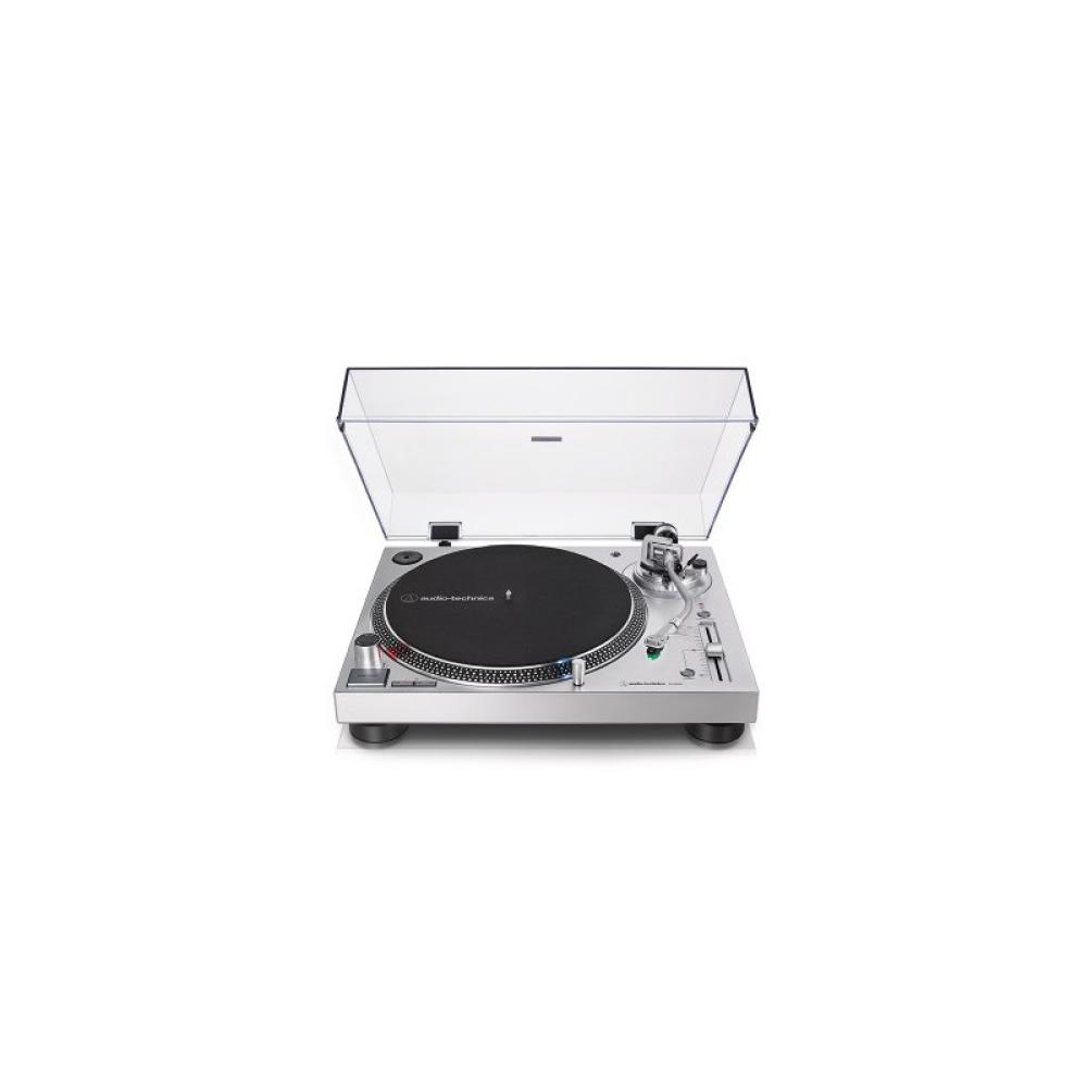 Audio-Technica - AT-LP120X Tocadiscos de tracción directa Plata Manual