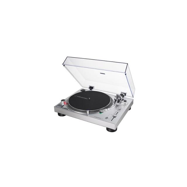 Audio-Technica - AT-LP120X Tocadiscos de tracción directa Plata Manual