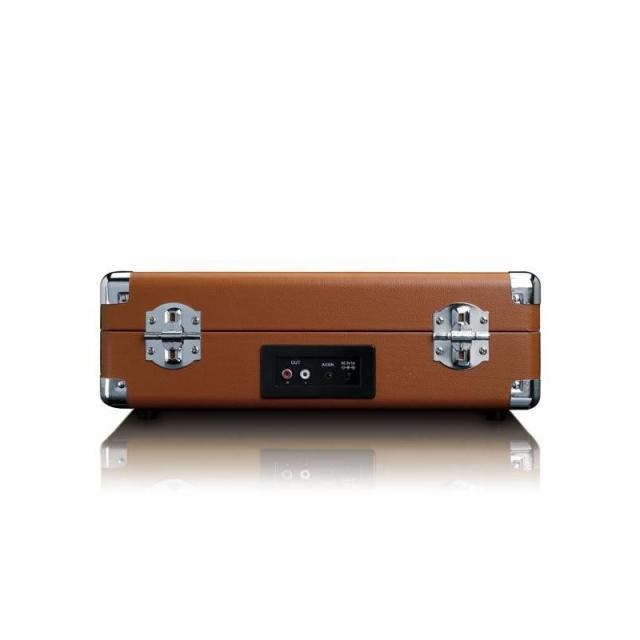 Lenco - TT-10 Tocadiscos de tracción por correa Negro, Marrón, Acero inoxidable Automático