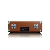 Lenco - TT-10 Tocadiscos de tracción por correa Negro, Marrón, Acero inoxidable Automático