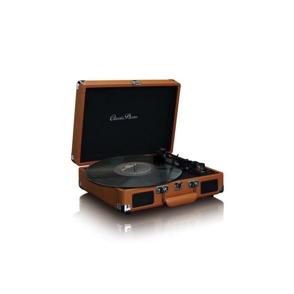 Lenco - TT-10 Tocadiscos de tracción por correa Negro, Marrón, Acero inoxidable Automático