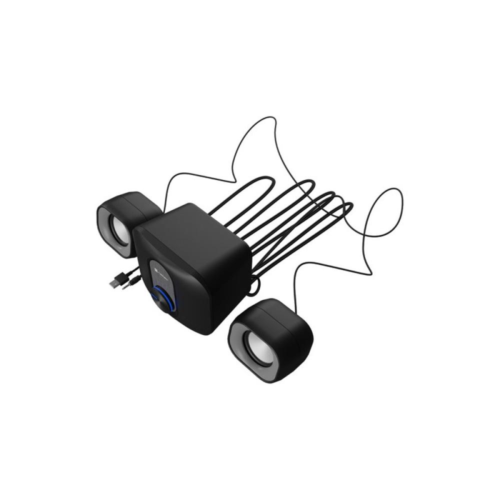 NATEC - NGL-2111 sistema de audio para el hogar Minicadena de música para uso doméstico 3 W Negro