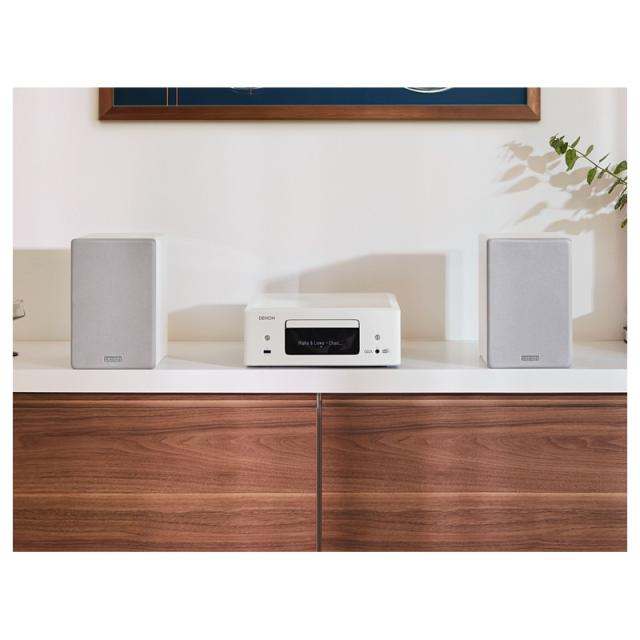 Denon - CEOL N12DAB Minicadena de música para uso doméstico 65 W Blanco