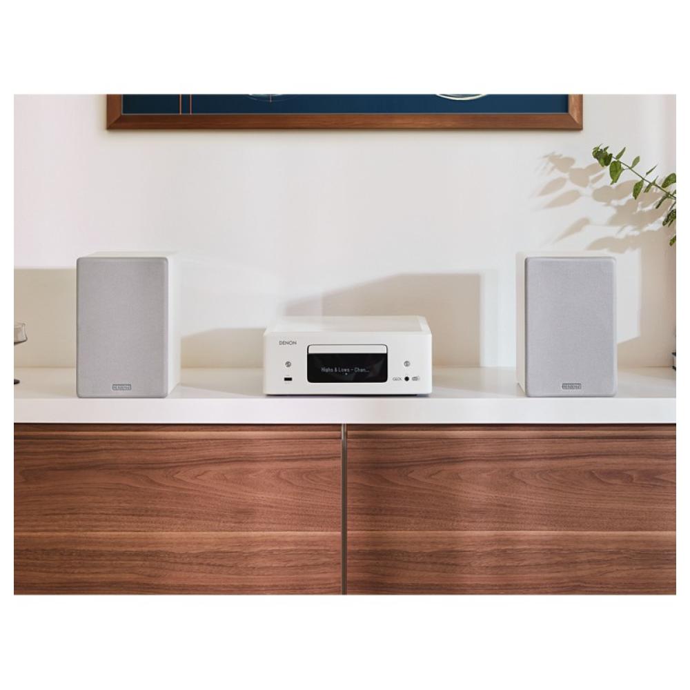 Denon - CEOL N12DAB Minicadena de música para uso doméstico 65 W Blanco