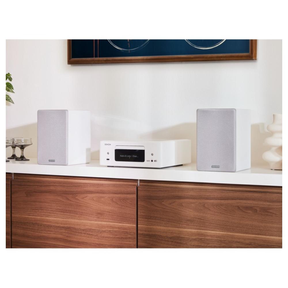 Denon - CEOL N12DAB Minicadena de música para uso doméstico 65 W Blanco