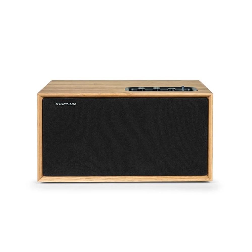 Thomson - WS502 sistema de audio para el hogar Microcadena de música para uso doméstico Negro, Madera