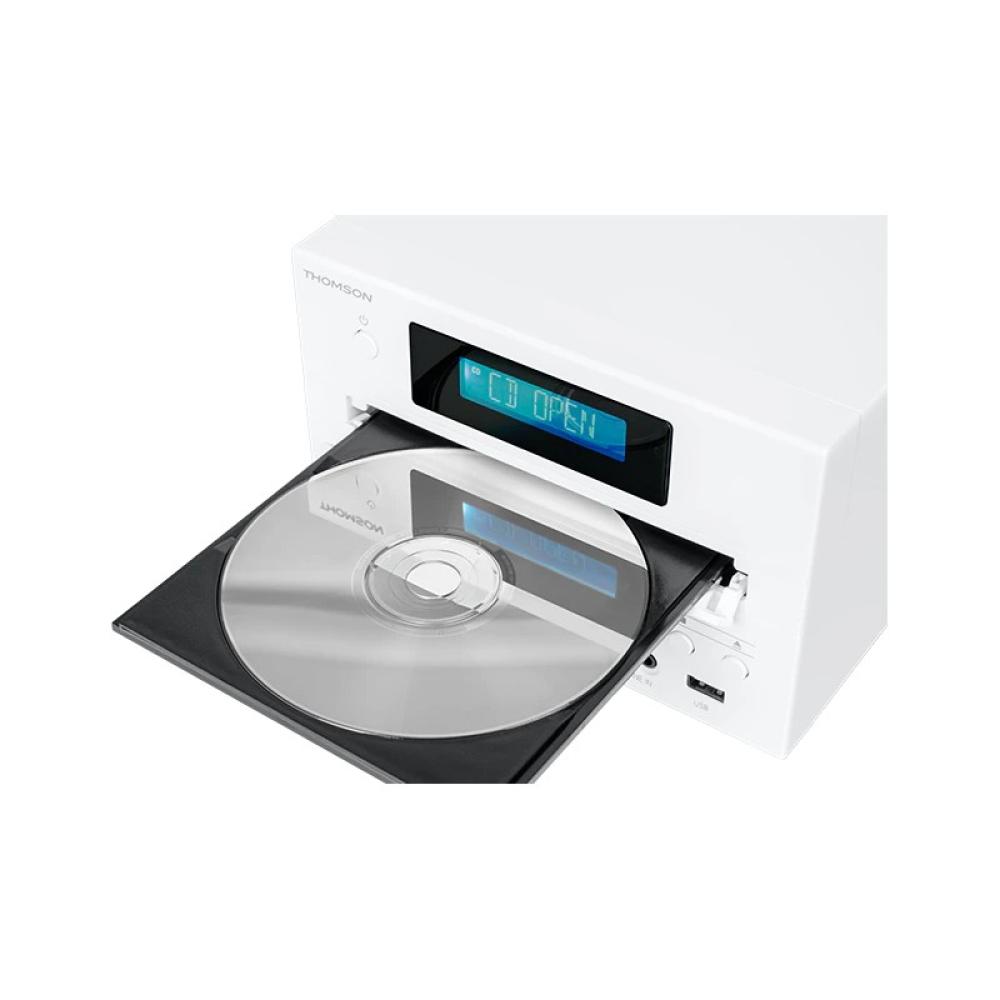 Thomson - MIC122BT Microcadena de música para uso doméstico 10 W Negro, Plata