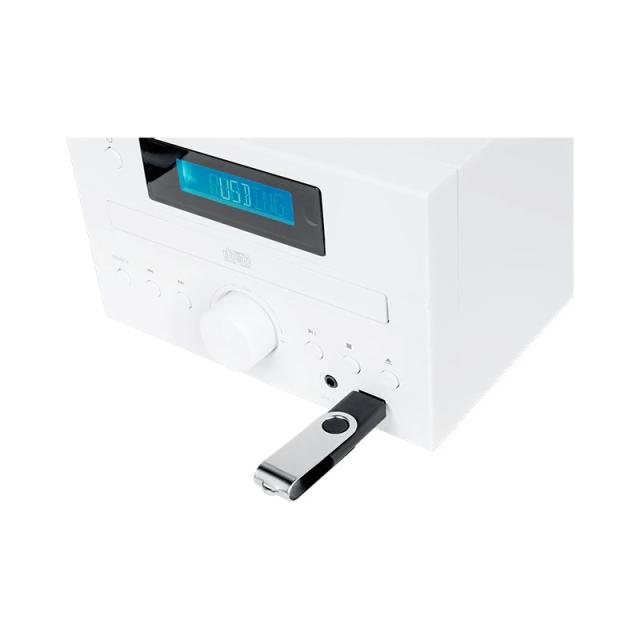 Thomson - MIC122BT Microcadena de música para uso doméstico 10 W Negro, Plata