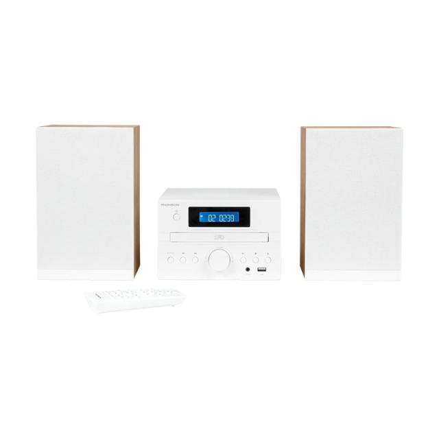 Thomson - MIC122BT Microcadena de música para uso doméstico 10 W Negro, Plata