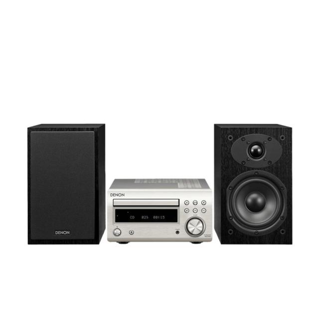 Denon - D-M41 Minicadena de música para uso doméstico 60 W Plata
