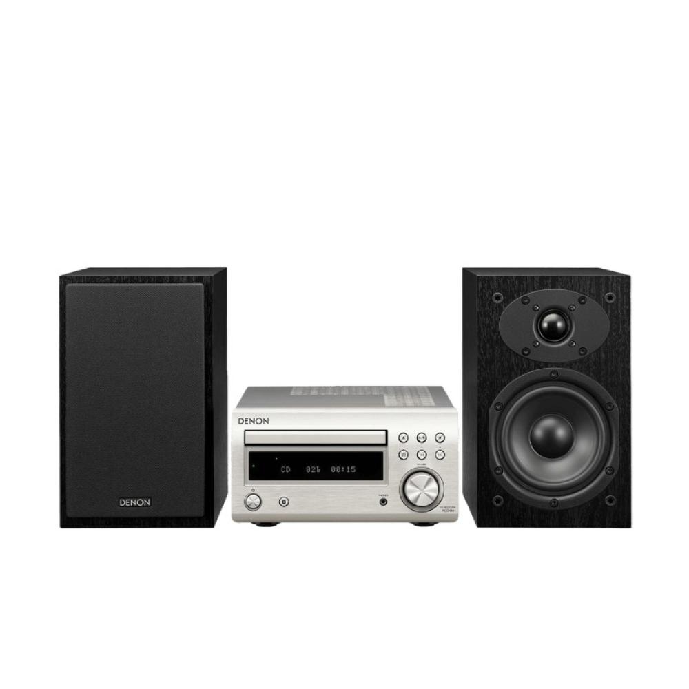 Denon - D-M41 Minicadena de música para uso doméstico 60 W Plata
