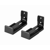 Gembird - WM-SB-01 soporte de altavoz Pared Acrilonitrilo butadieno estireno (ABS), Acero Negro