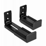 Gembird - WM-SB-01 soporte de altavoz Pared Acrilonitrilo butadieno estireno (ABS), Acero Negro