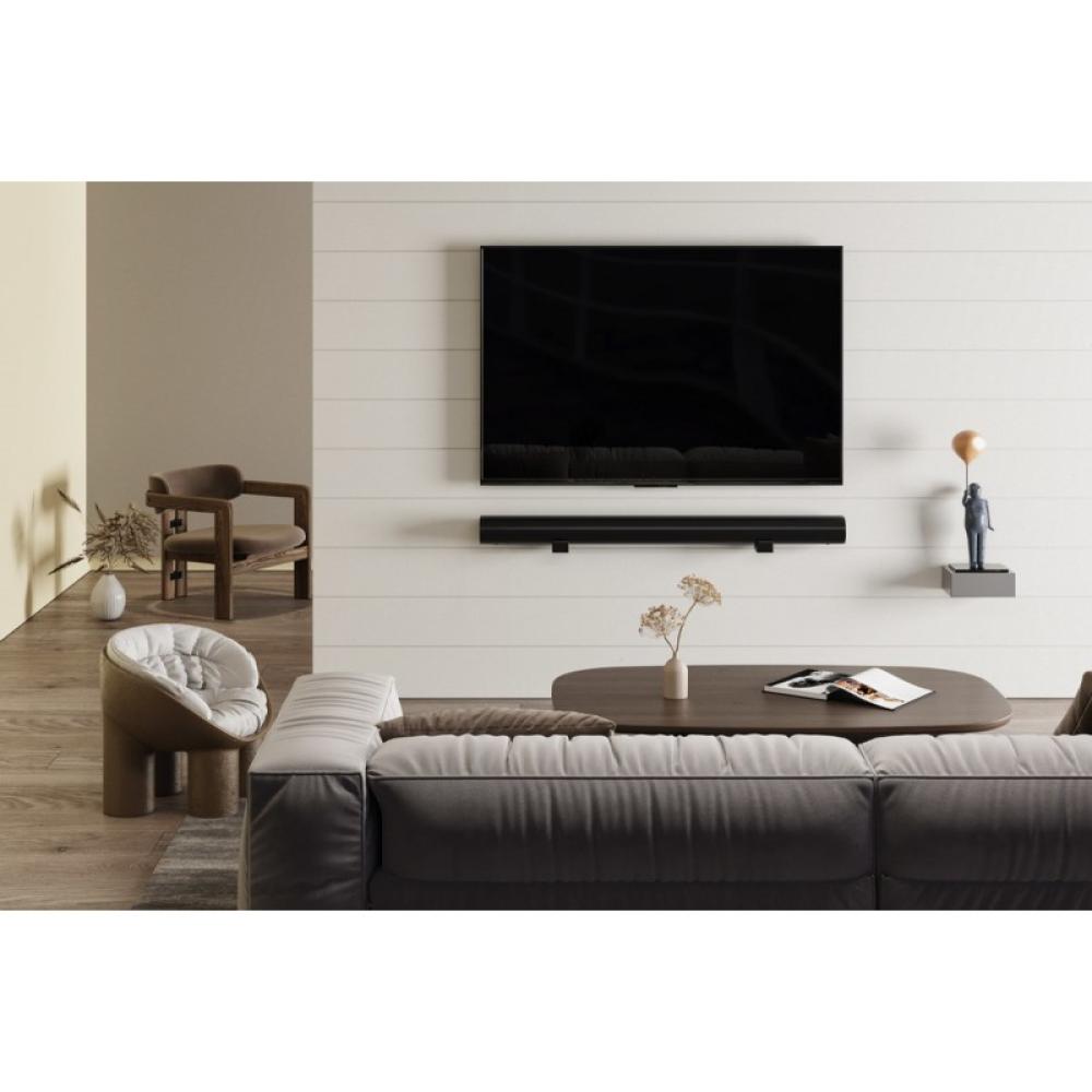 Gembird - WM-SB-01 soporte de altavoz Pared Acrilonitrilo butadieno estireno (ABS), Acero Negro