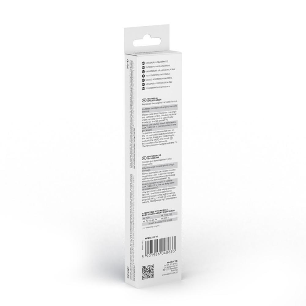Savio - SAVPILOTRC17 XIAOMI mando a distancia IR/Bluetooth TV Botones