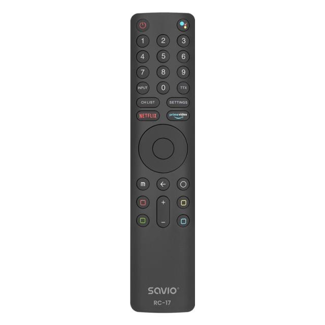 Savio - SAVPILOTRC17 XIAOMI mando a distancia IR/Bluetooth TV Botones