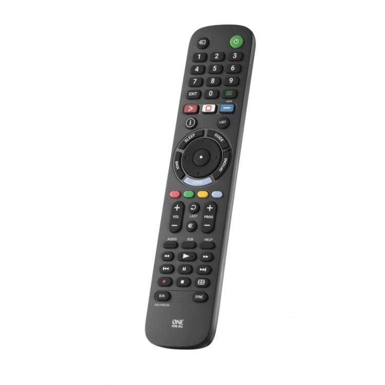 One For All - TV Replacement Remotes URC 4912 mando a distancia IR inalámbrico Botones