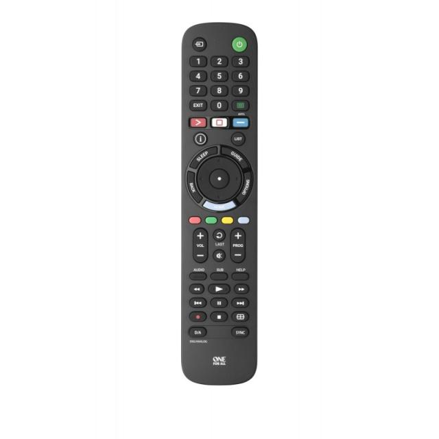 One For All - TV Replacement Remotes URC 4912 mando a distancia IR inalámbrico Botones