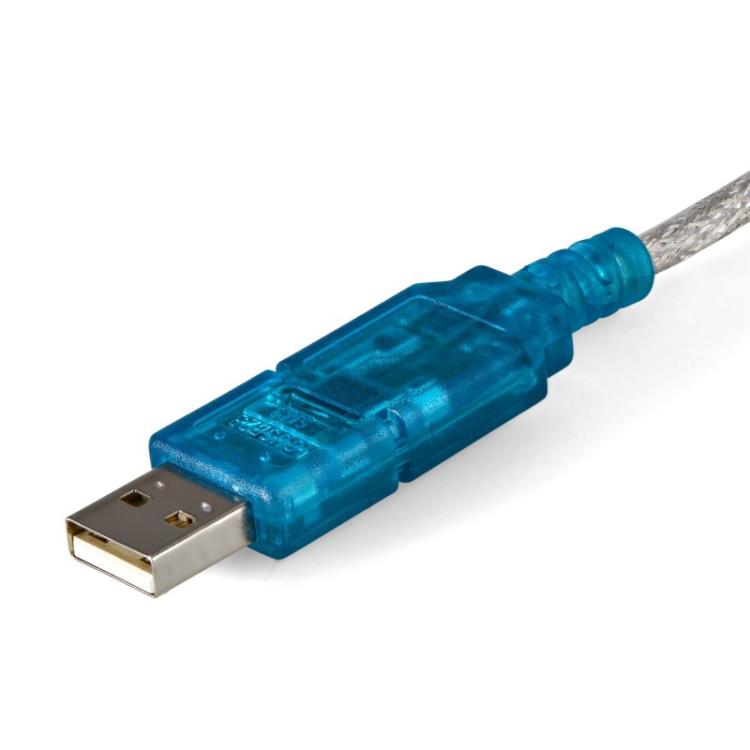 StarTech.com - Cable Adaptador 0,9m USB a Puerto Serie Serial RS232 DB9 PC Mac Linux